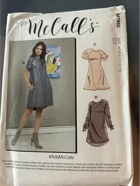 McCall's M7822 Misses' Dress Sewing Pattern